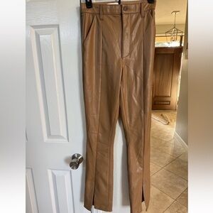 Abercrombie & Fitch The Skinny Ultra High Rise Faux Leather Pants Women's 2